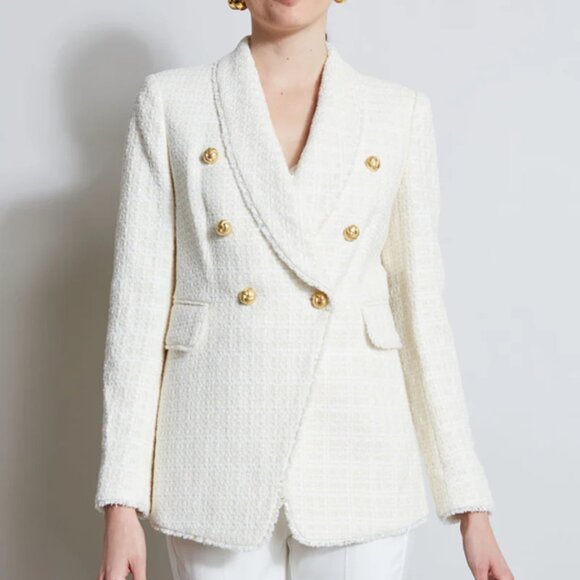 ELIE TAHARI COLLECTION TWEED BLAZER NWT - Picture 2 of 13